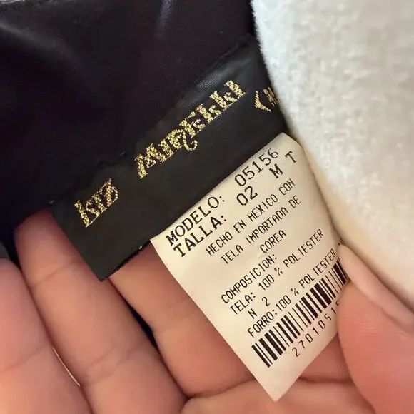 VTG Ruffle Asymmetrical Handkerchief Black Midi Dress Silky Fairy Whimsigoth Y2K - Picture 14 of 14